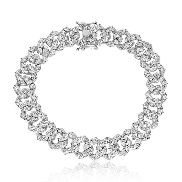 12 MM Cuban Anklet - Picture 1 of 1